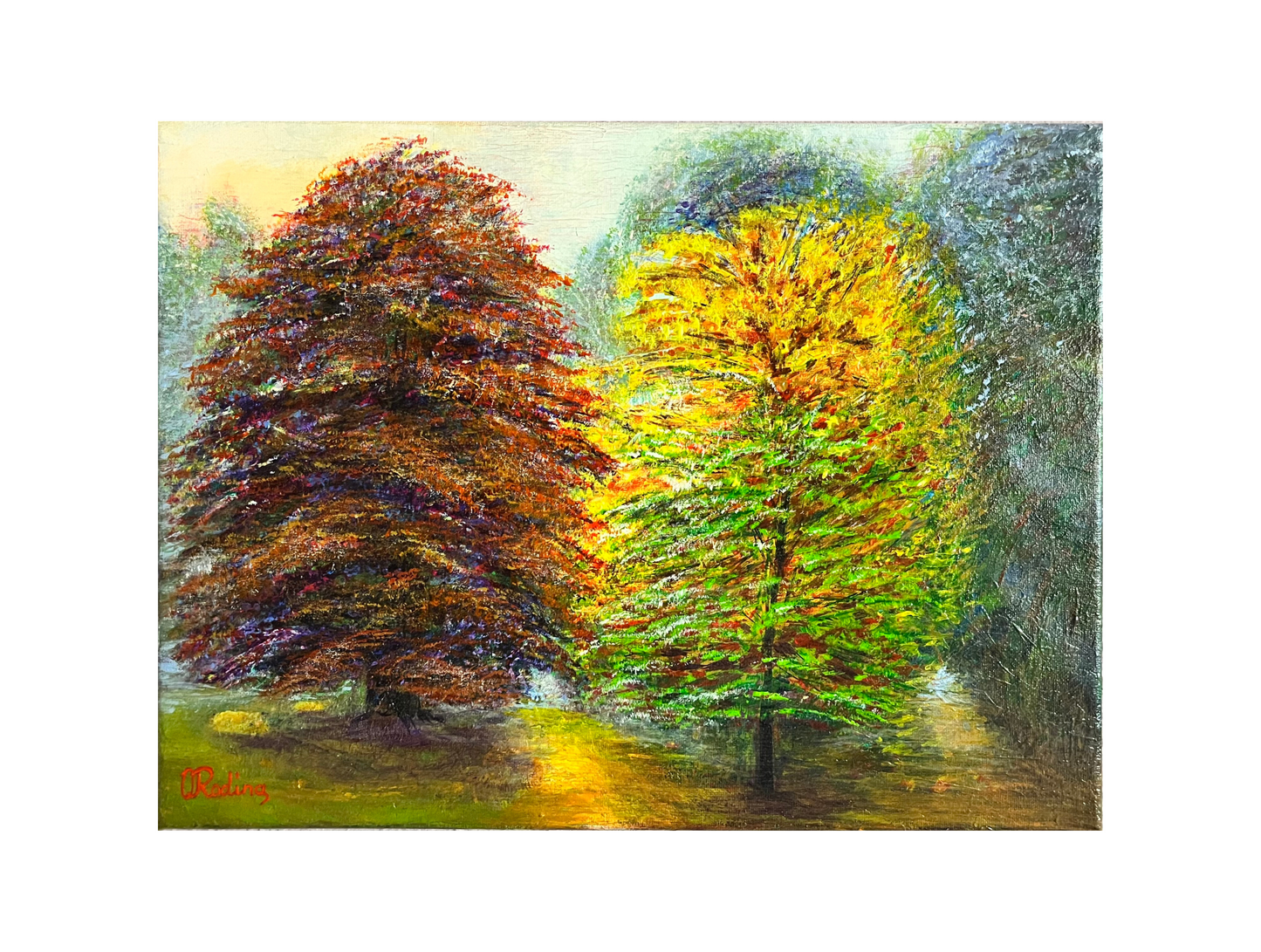 Herbst im alten Kurpark in Bad Soden am Taunus